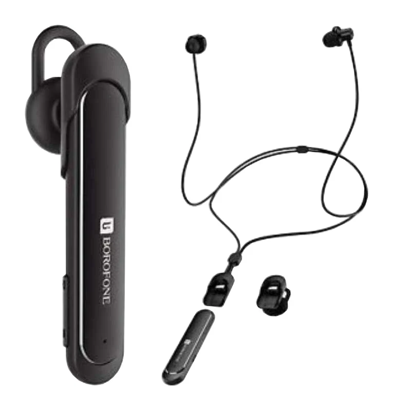 Sluchátka Bluetooth BOROFONE BE10 Black – rozbaleno – poškozený obal