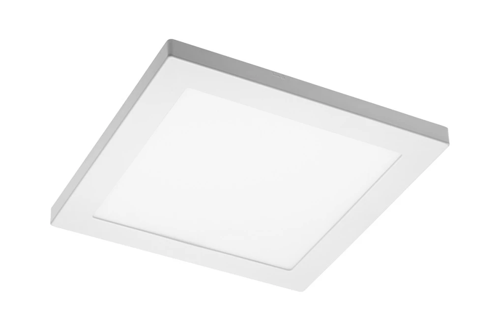 Oprawa LED MOZA, 18W, 1500lm, AC220‑240V, 50/60Hz, PF0,5, RA80, IP40, 120,4000K, kwadrat, biały