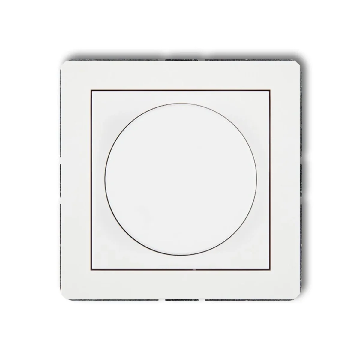 DECO Mechanizm elektronicznego regulatora oświetlenia przyciskowo-obrotowego do lamp LED biały DRO-2