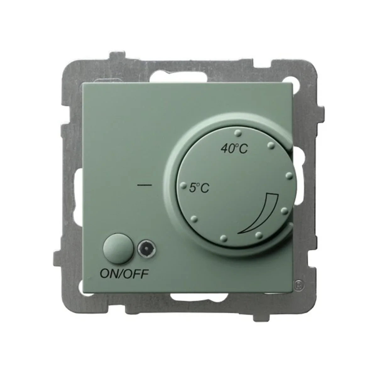 AS Regulator temperatury z czujnikiem podpodłogowym zielony mat RTP-1G/M/84