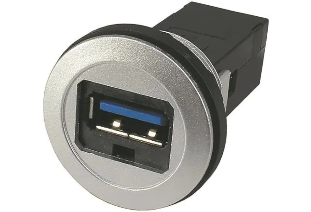 Panelowy port serwisowy USB 3.0 A‑A srebrny 09454521902