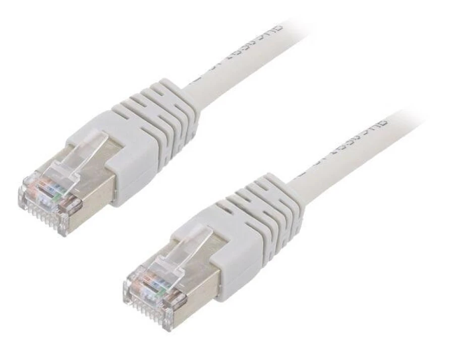 Patch cord F/UTP, Cat 5e, RJ45 wtyk z obu stron, linka, CCA, 1,5m PP22‑1.5M