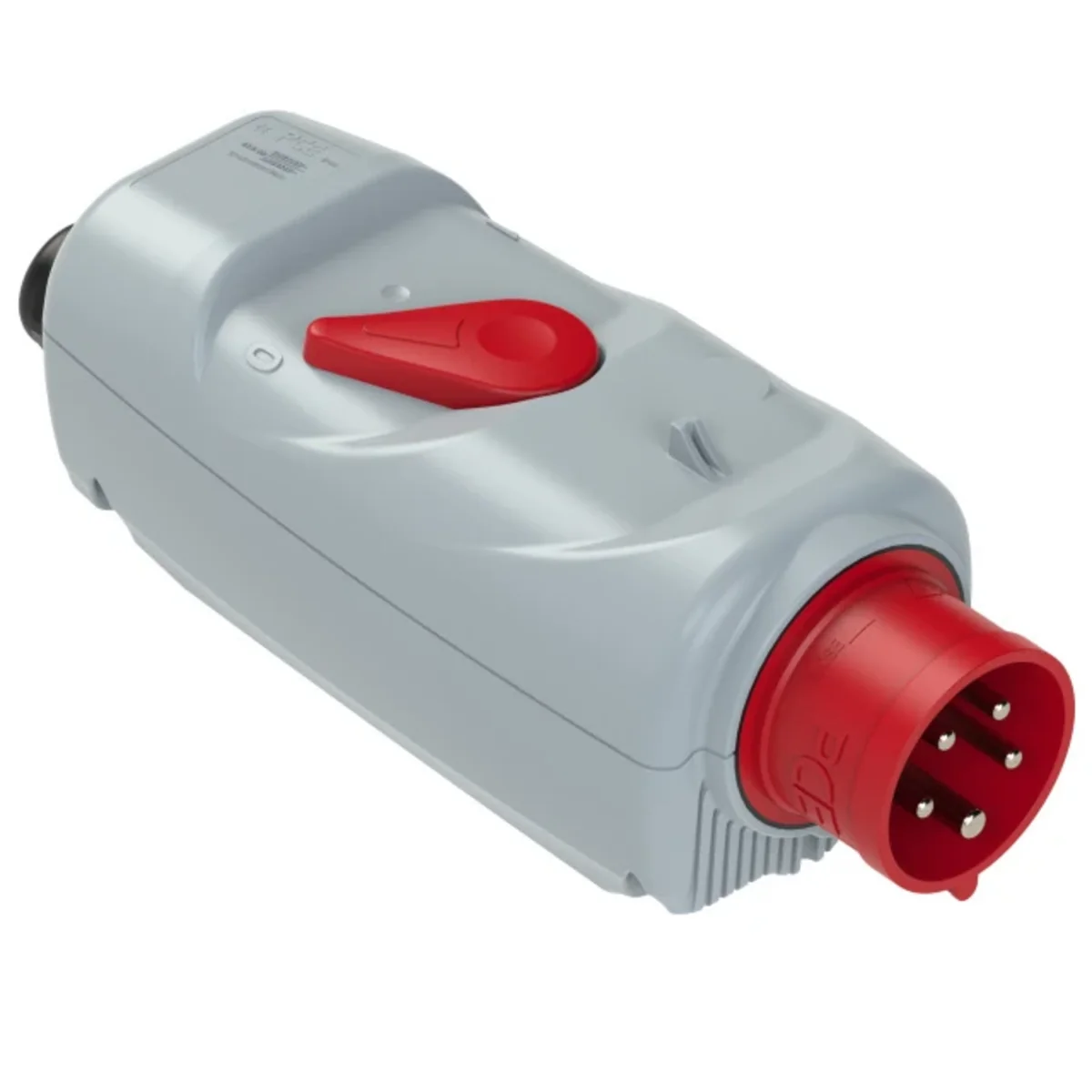 Wtyczka CEE zwrotnica faz z ochroną silnika PKZM0 16A 3P+Z+N 400V 50/60Hz 6h IP44 (zakres ustawień: 6,3-10A, dławica kablowa: M25) 54015100