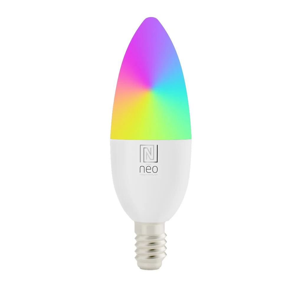 Smart LED žárovka E14 6W RGBW IMMAX NEO 07716L WiFi Tuya