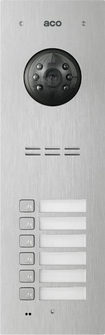 Panel zewnętrzny COMO‑PRO‑V6 6‑przyciskowy podtynkowy p/t