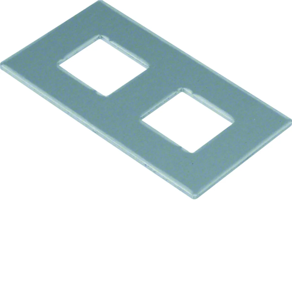TEHALIT.GB-EG Płytka montażowa GTVD2/300 2xRJ45 17,2×18,3 aluminium GTVDM042