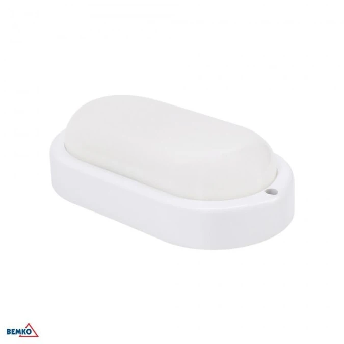 OPRAWA LED KANLO OWALNA 8W 4000K 760LM IP54 BIAŁA CZ. MIKR. C45‑KAN2‑08‑WHO‑4K‑MS