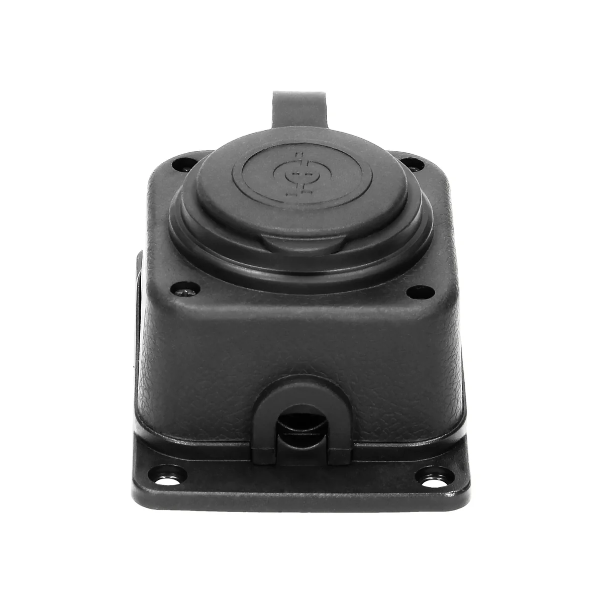 Rozgałęźnik bryzgoszczelny i odporny na uderzenia, IP44, 1x2P+Z (Schuko), 16A, 230V AC, gumowy, uniepalniony OR-AE-13164(GS)