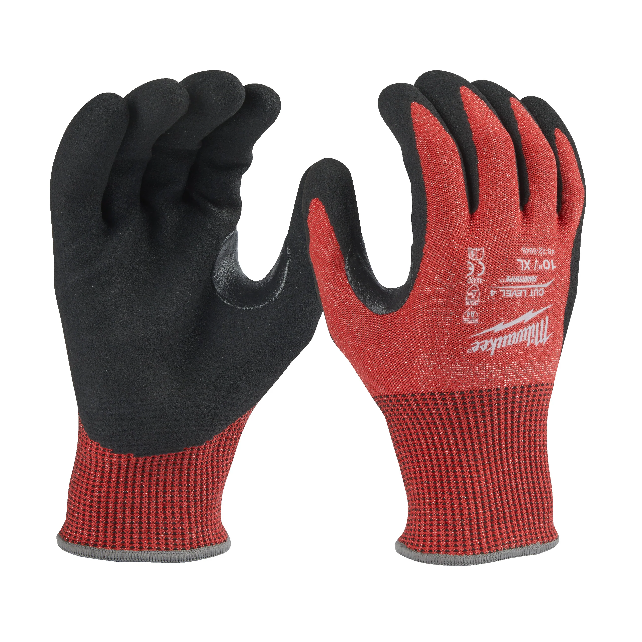Milwaukee Rękawice odporne na przecięcia – poz. D – rozm XL/10 – 1 para