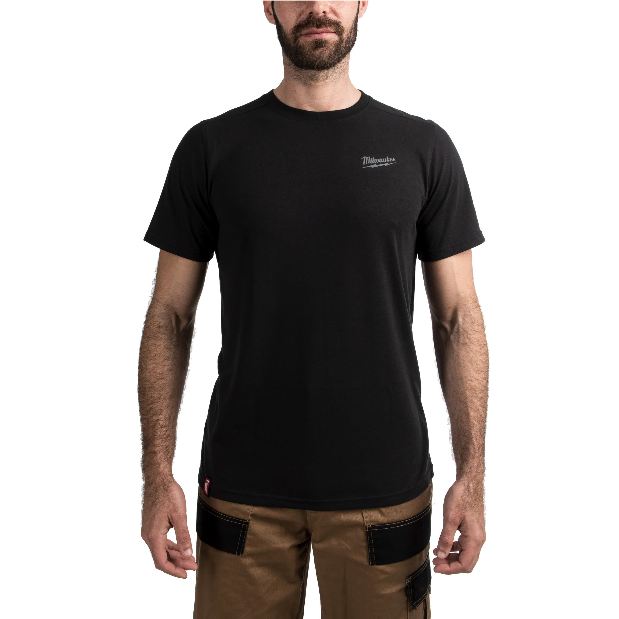 Milwaukee HTSSBL-XXL T-shirt z krótkim rękawem – czarny