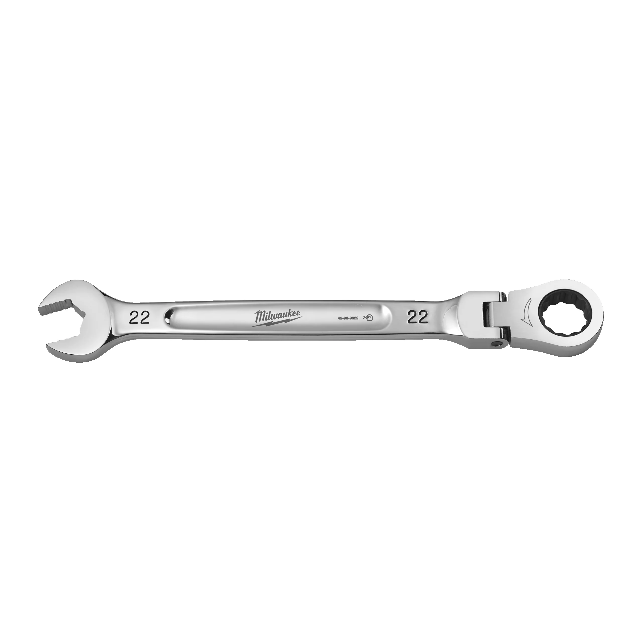 Milwaukee Klucz płasko-oczkowy MAXBITE™ z ruchomą główką grzechotki 22 mm – 1 szt.