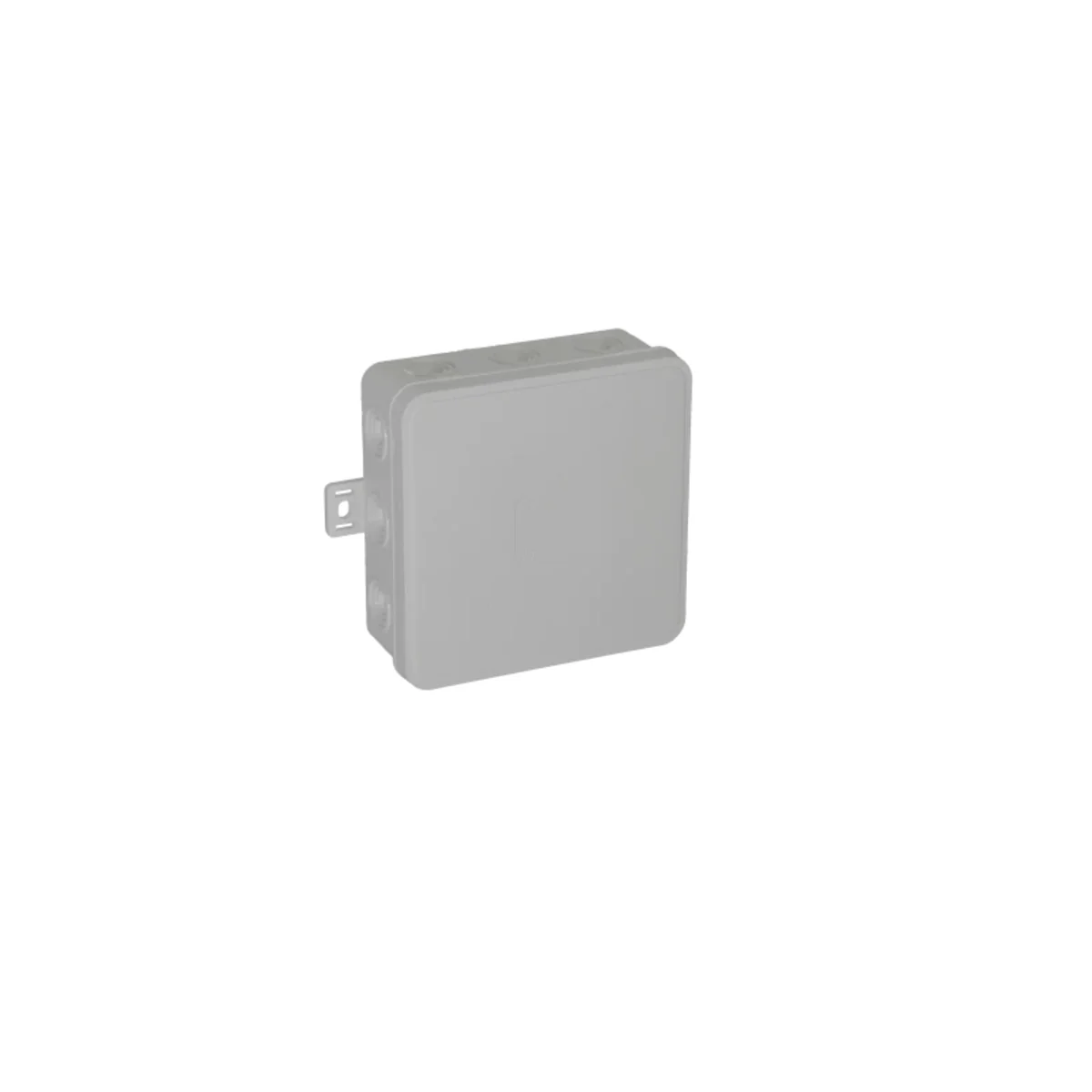 V7 Puszka elastyczna n/t 100x100x41mm IP54 12-wl klik z osł. popiel 037-03
