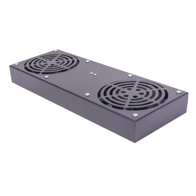 Panel wentylacyjny do szaf wiszących (2 wentylatory) CCAS‑PW2‑060XW
