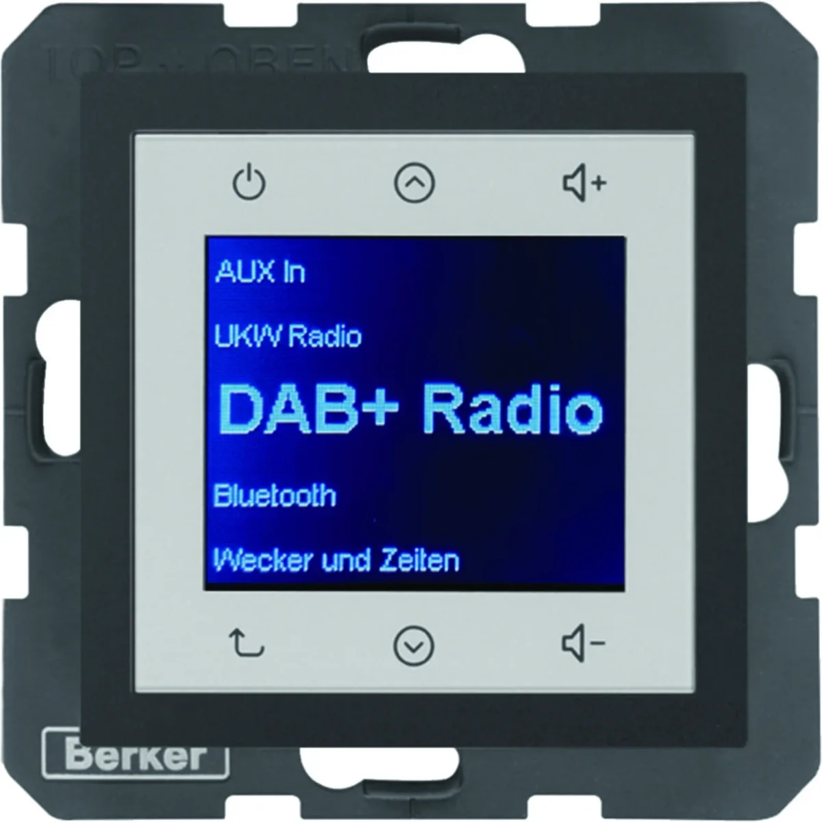 BERKER B.KWADRAT/B.3/B.7 Radio Touch DAB+ z Bluetooth antracyt mat 30841606