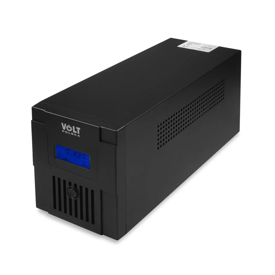 UPS VOLT Micro 2000VA 1200W 2x9Ah – zánovní – pozužito, oděrky, poškozený obal