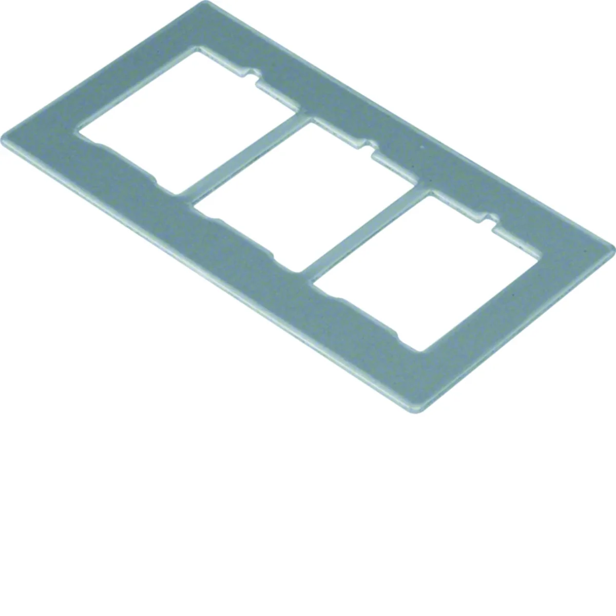 TEHALIT.GB-EG Płytka montażowa GTVD2/300 3xRJ45 18×22,8 aluminium GTVDM063