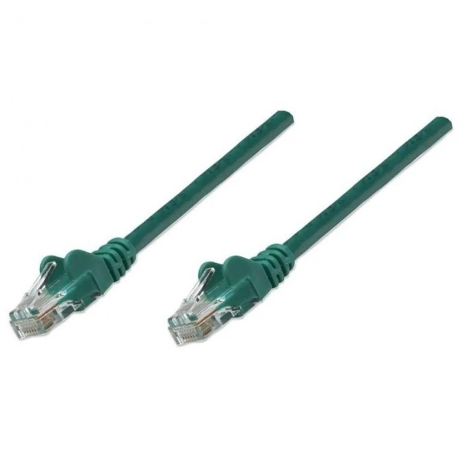 Patch Cord Cat5E UTP 10M Zielony 100 Miedź 325943