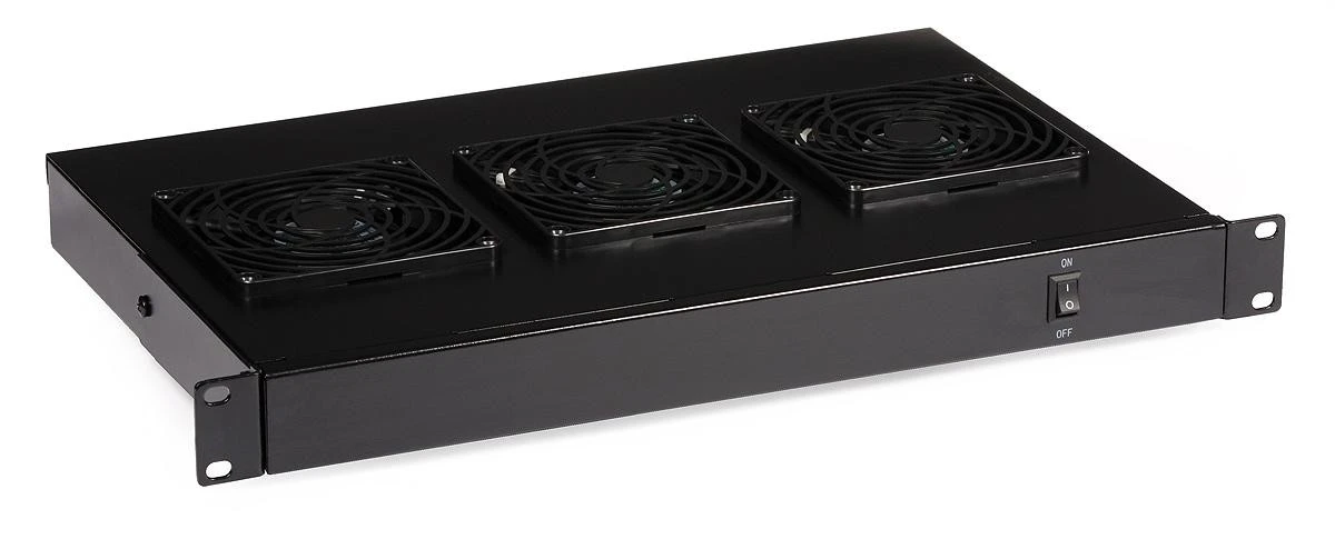 Panel wentylatorów do szaf RACK 19cali 1U A19P‑3W