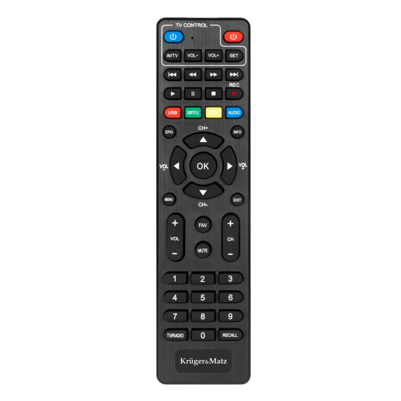 Ovladač dálkový pro set-top box KRUGER & MATZ KM0550 – rozbaleno – bez orig. obalu