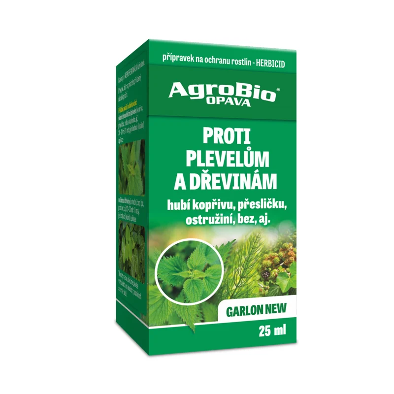 Přípravek k hubení dřevin, buřeně a dvouděložných plevelů AGROBIO Garlon New 25ml – expirace 3/2026