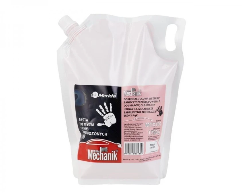 Pasta do mycia silnie zabrudzonych rąk MERIDA Mechanik wkład 1750 g MTX101