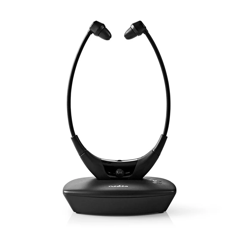 Sluchátka NEDIS HPRF010BK Black – rozbaleno – poškozený obal
