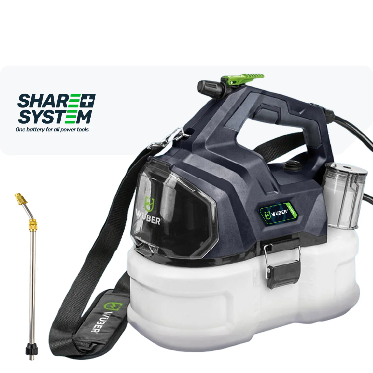 Opryskiwacz ogrodowy 5 l akumulatorowy Share+ System WUBER