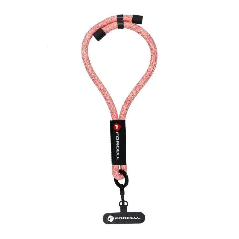 Šňůrka na zápěstí FORCELL R10X40 Pink – nastavitelná