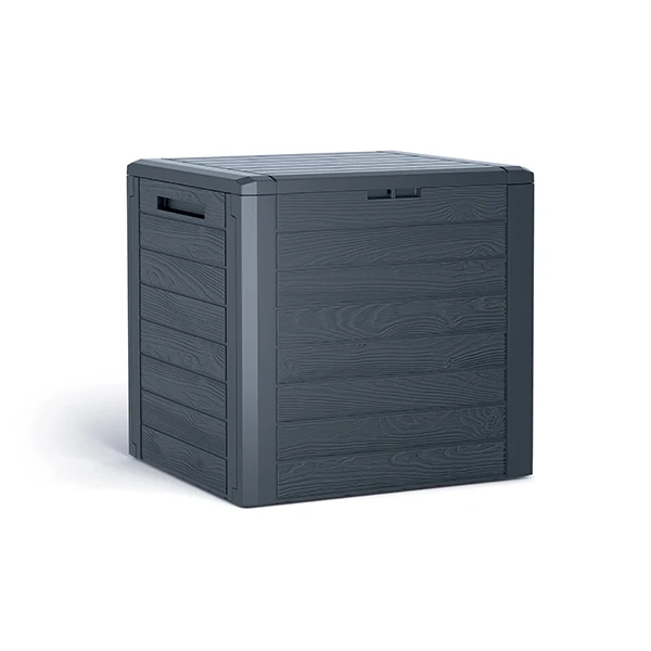 Box zahradní WOODEBOX antracit 58,5 cm – 140L
