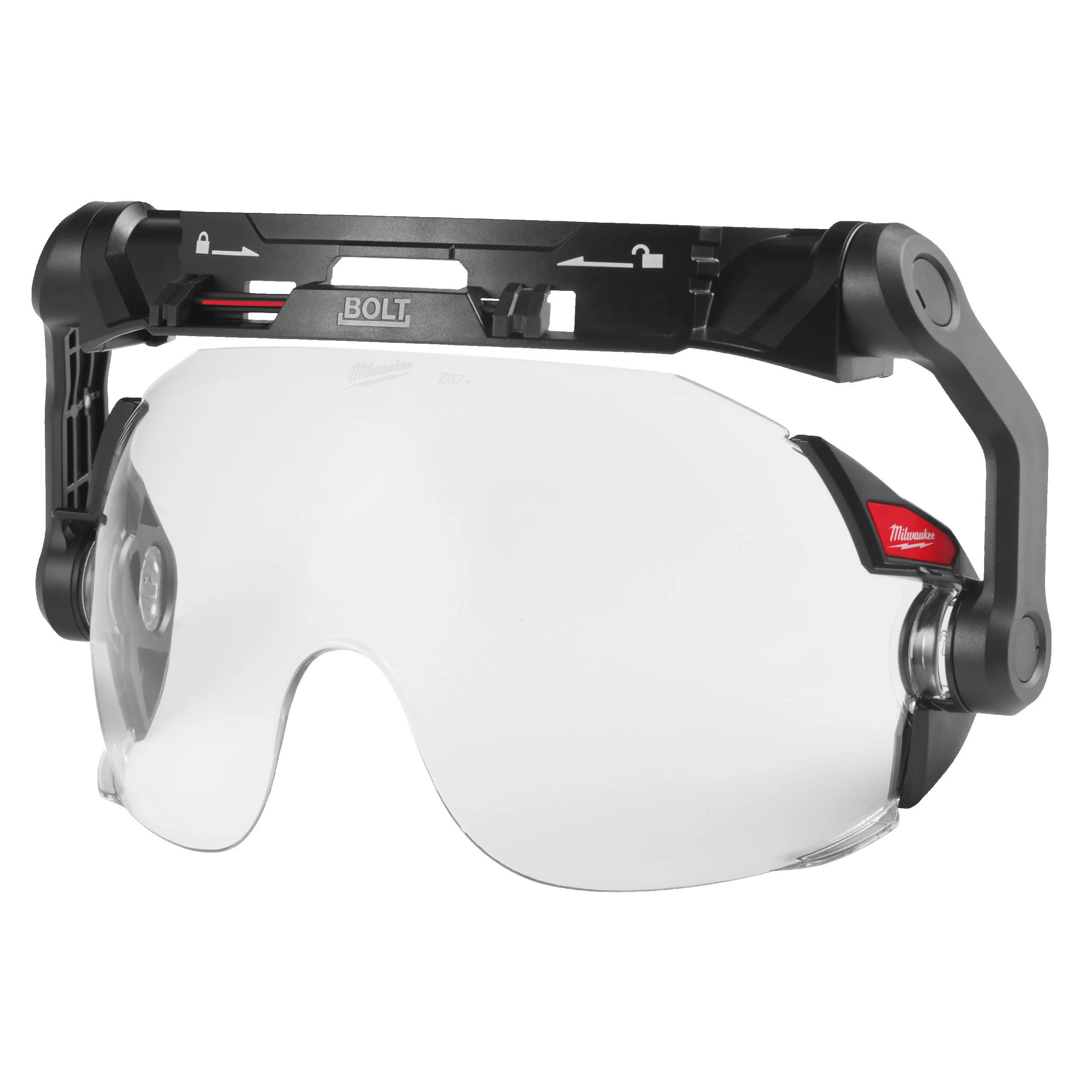 Milwaukee Okulary bezbarwne do hełmów BOLT™200 (kompaktowe)﻿ – 1 szt.