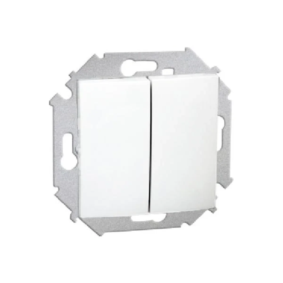 Łącznik świecznikowy (moduł) 10A 250V zaciski śrubowe biały 1591398-030