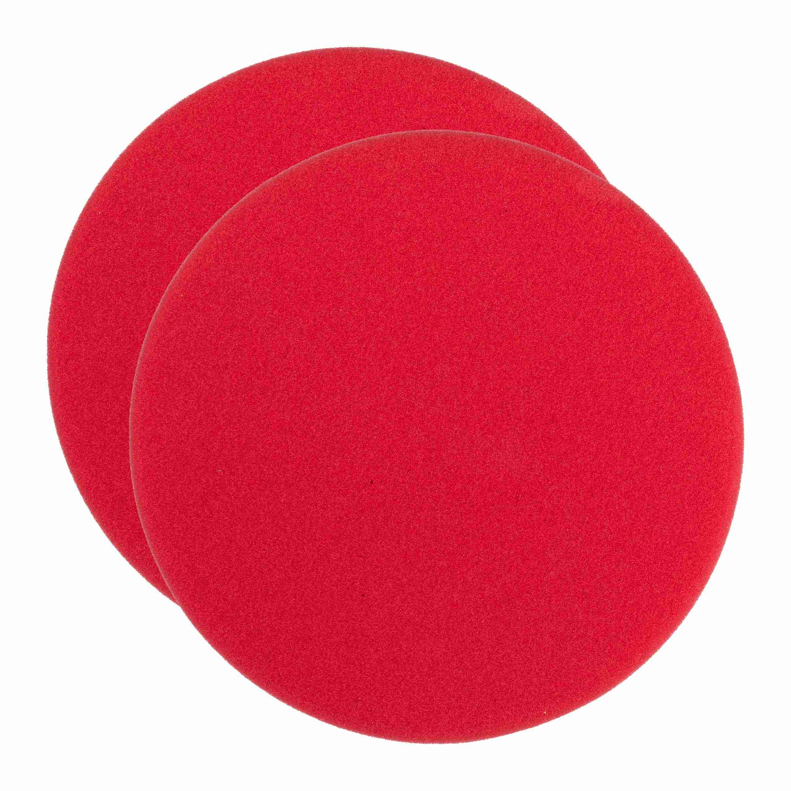 Milwaukee Gąbka polerska czerwona, mocno ścierna 140/25 mm – 2 szt.