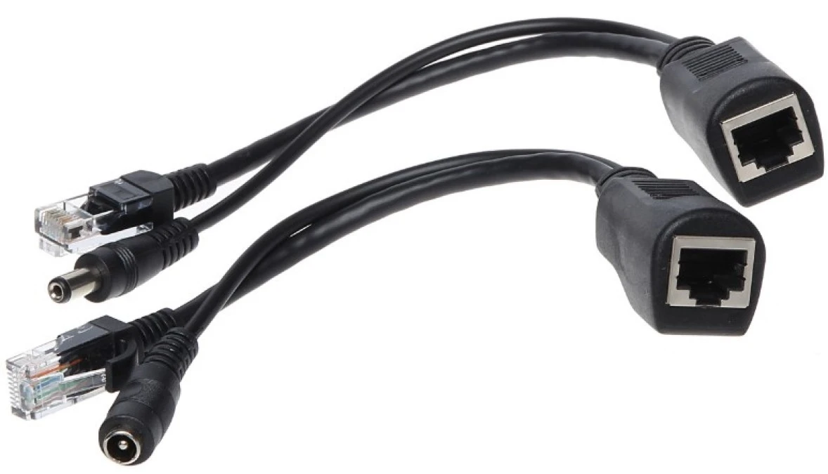 Pasywny adapter PoE, czarny, POE‑UNI‑B DELTA
