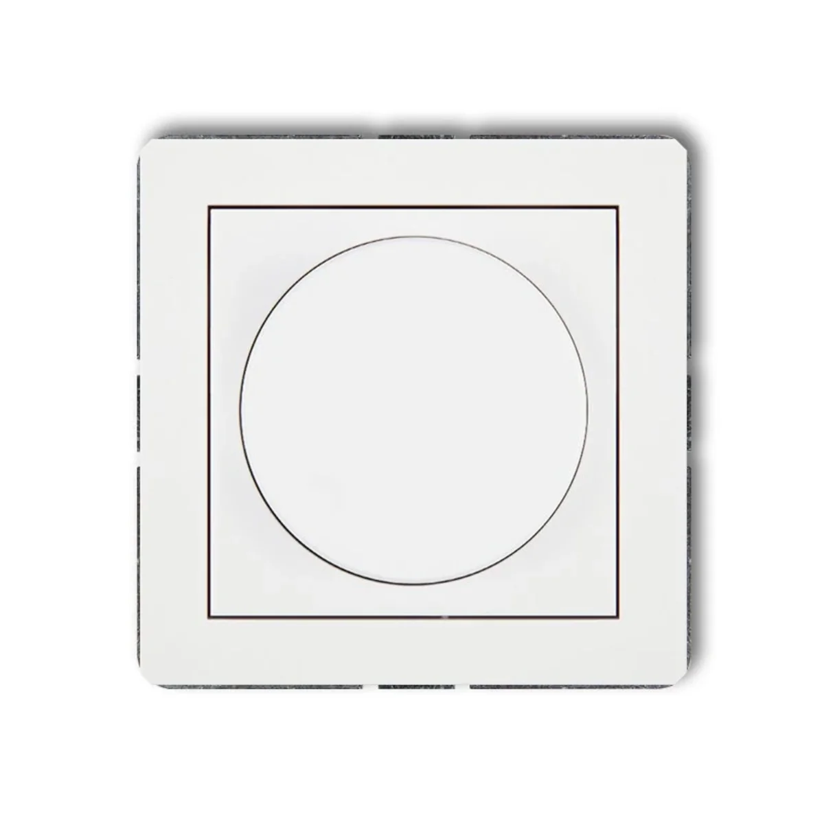 DECO Mechanizm elektronicznego regulatora oświetlenia przyciskowo-obrotowego biały DRO-1