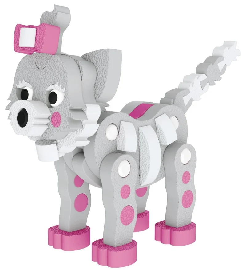Puzzle 3D kočka 62 dílků