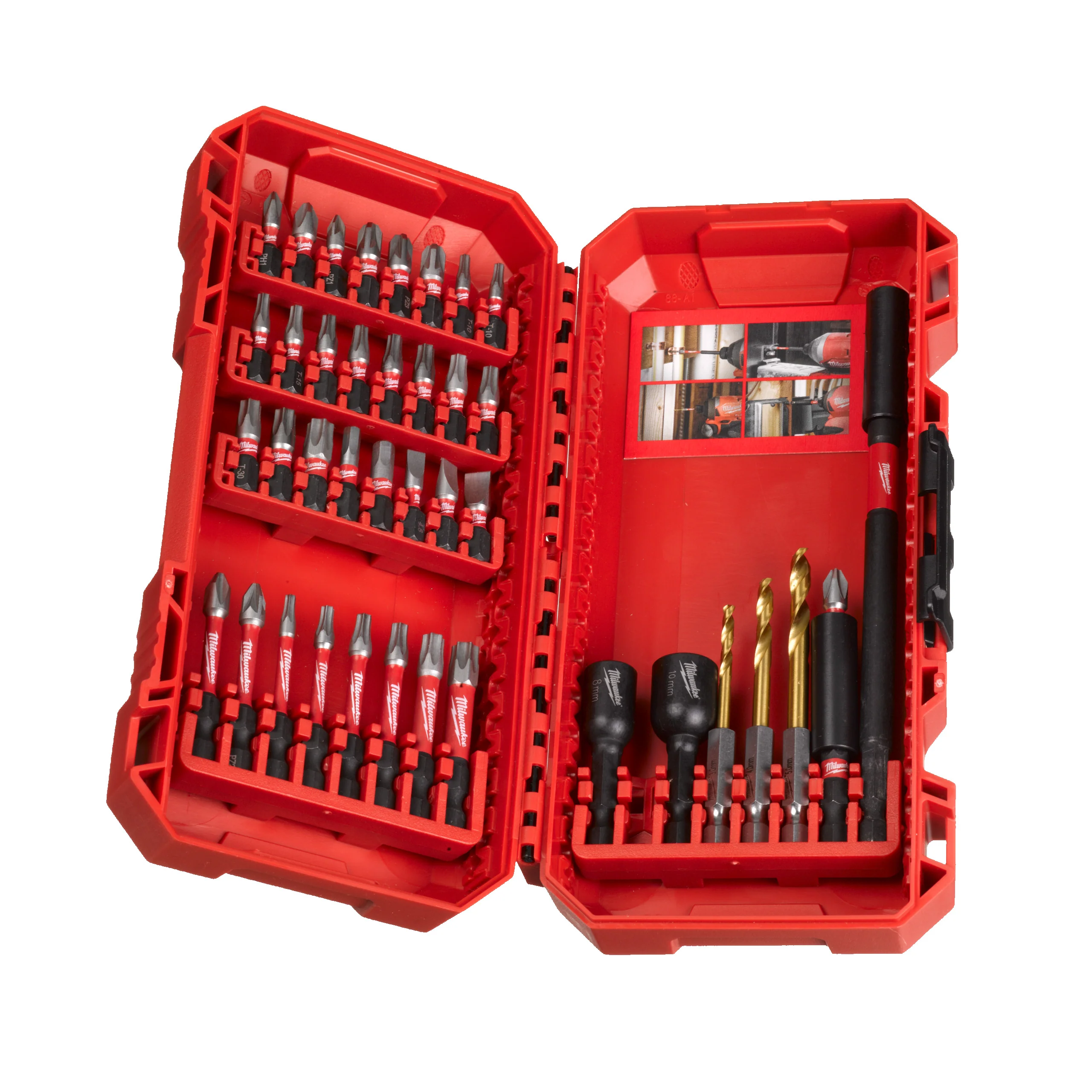 Milwaukee Zestaw wierteł, nasadek i bitów SHOCKWAVE™IMPACT DUTY – 40 szt.