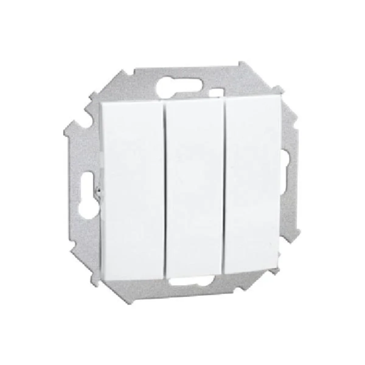 Łącznik trójobwodowy (moduł) 10A 250V zaciski śrubowe biały 1591391-030
