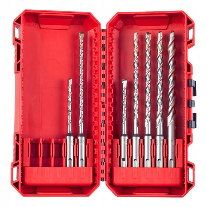 Milwaukee Zestaw wierteł do betonu SDS Plus M2 – 7szt 2-ostrzowe 4932 4921 16