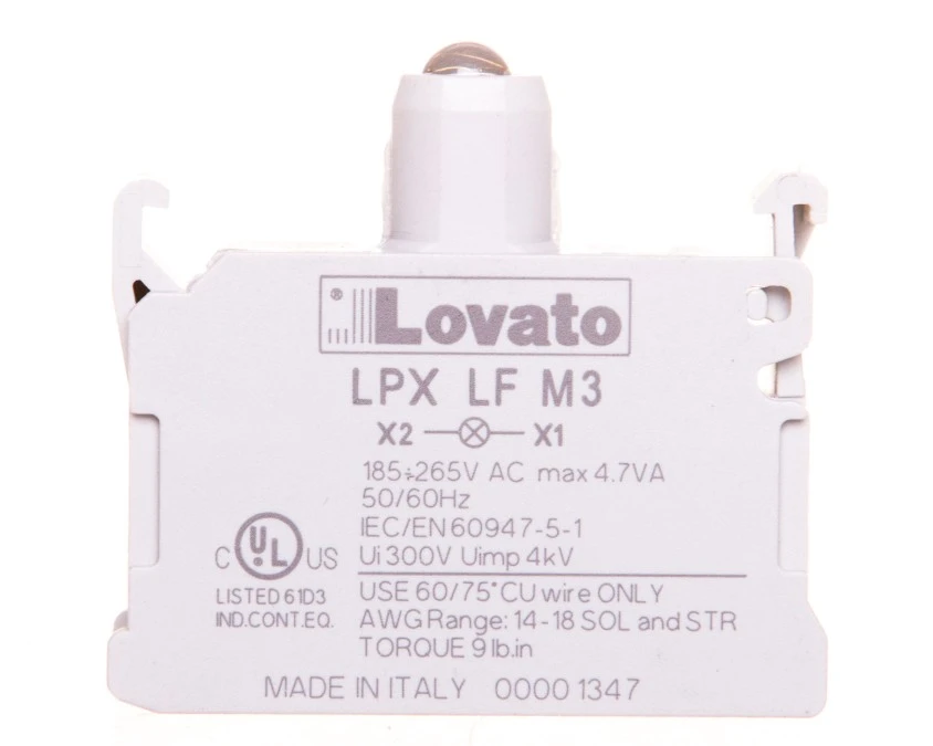 Oprawa z LED zielona 185‑265V AC światło migające LPXLFM3