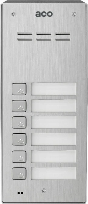 Panel zewnętrzny COMO‑PRO‑A6 6‑przyciskowy NT natynkowy n/t