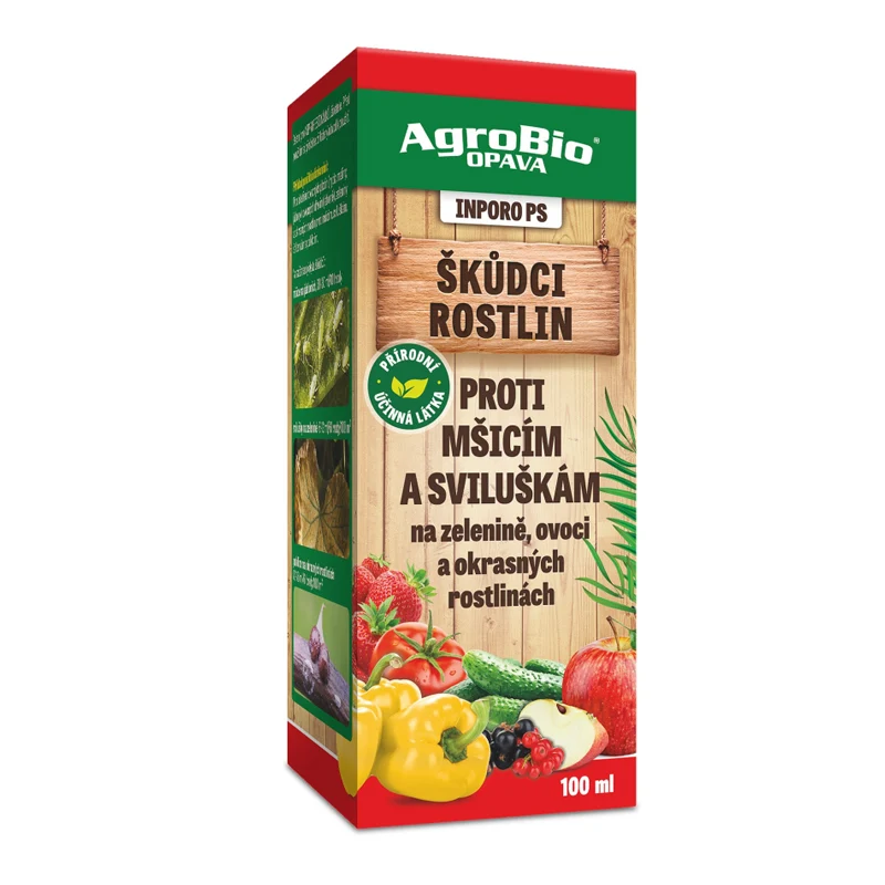 Přípravek proti mšicím a sviluškám AGROBIO Inporo 100ml – expirace 12. 6. 2025