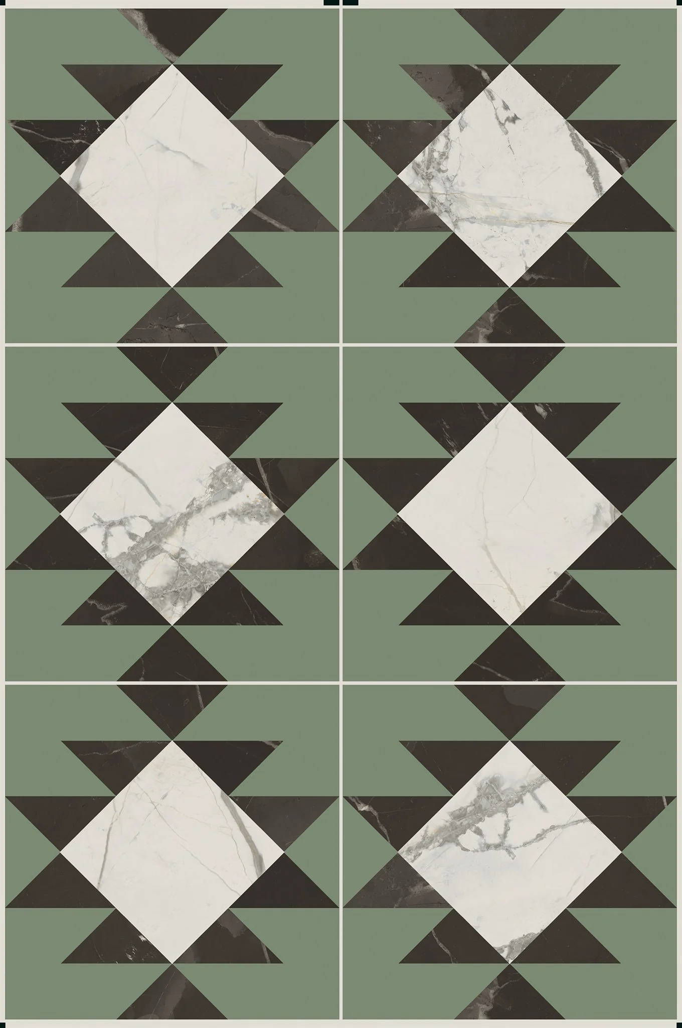 PŁYTKA CERAMICZNA MARMOREA INTENSA DECO SAGE GARDEN 20 X 20 CM OD COEM