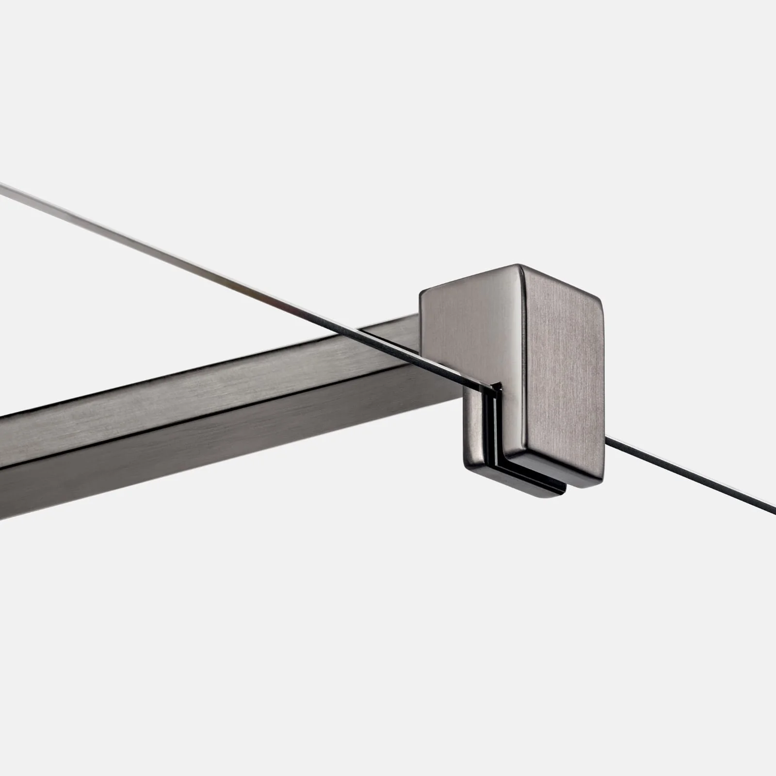 KABINA PRYSZNICOWA WALK-IN GUNMETAL BRUSHED OD MOBI WKIN100BGR