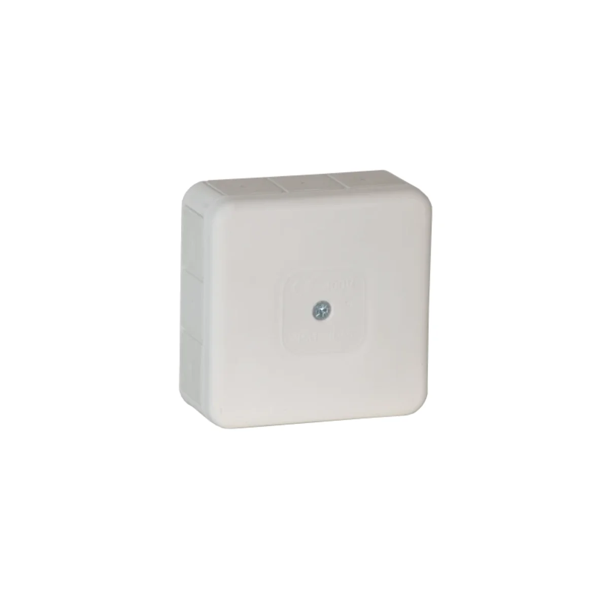 VP-31 Puszka natynkowa z dławikami gumowymi 12-wlotowa 85x85x37mm IP55 dekiel na 1 wkręt biała 031-01