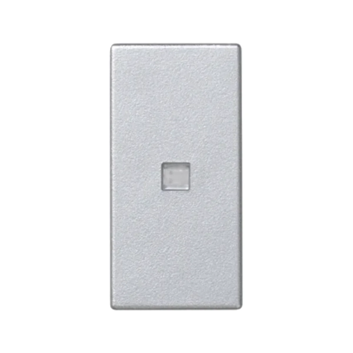 Klawisz K45 45×22,5 łącznika zwiernego z podświetleniem, aluminium K113/8