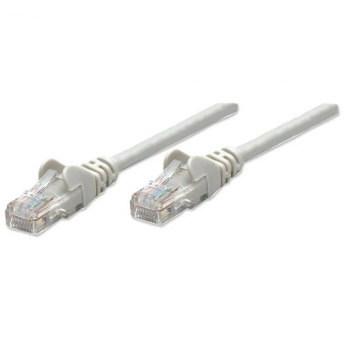 Patch Cord Cat6 UTP 10M Szary 100 Miedź 336734