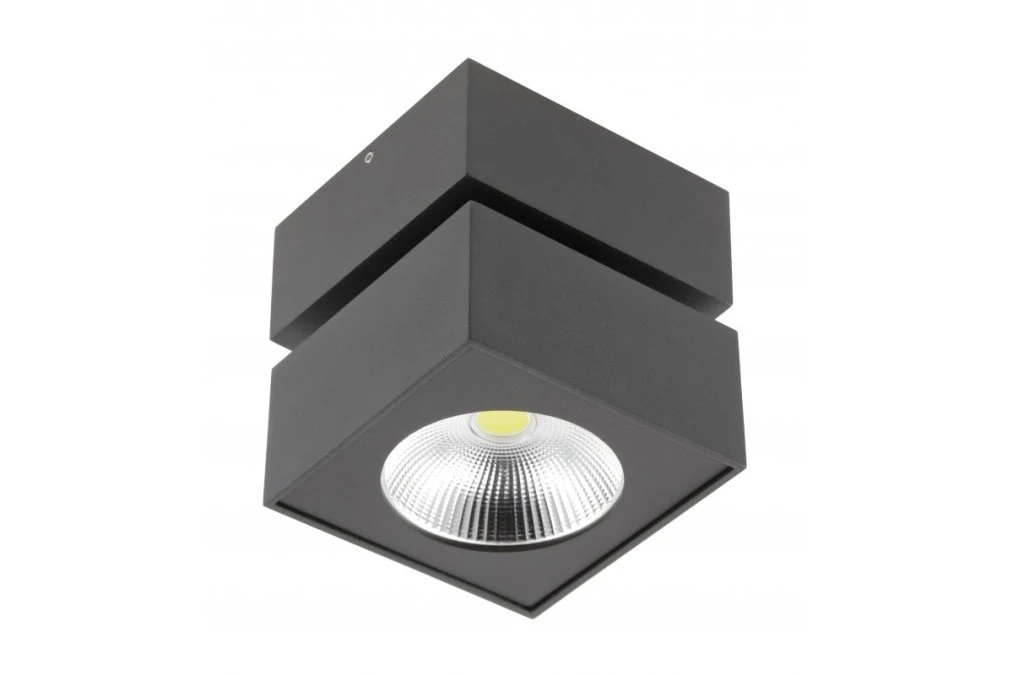 Oprawa LED BIANCO 15W 1500lm 4000K IP20 IK06 36st. kwadrat, czarny LD‑BNC15WKC‑NB