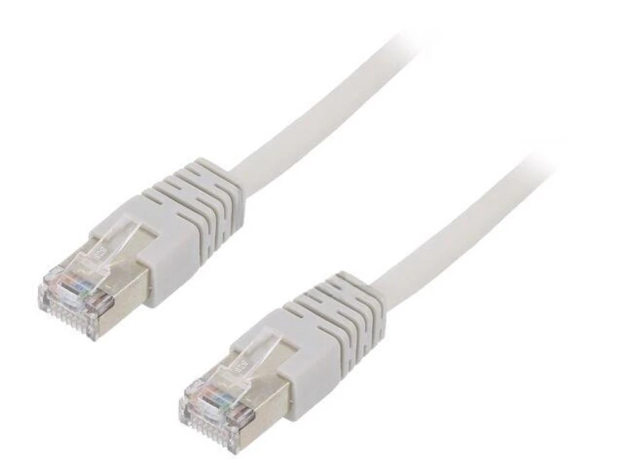 Patch cord F/UTP, Cat 5e, RJ45 wtyk z obu stron, linka, CCA, 7,5m PP22‑7.5M