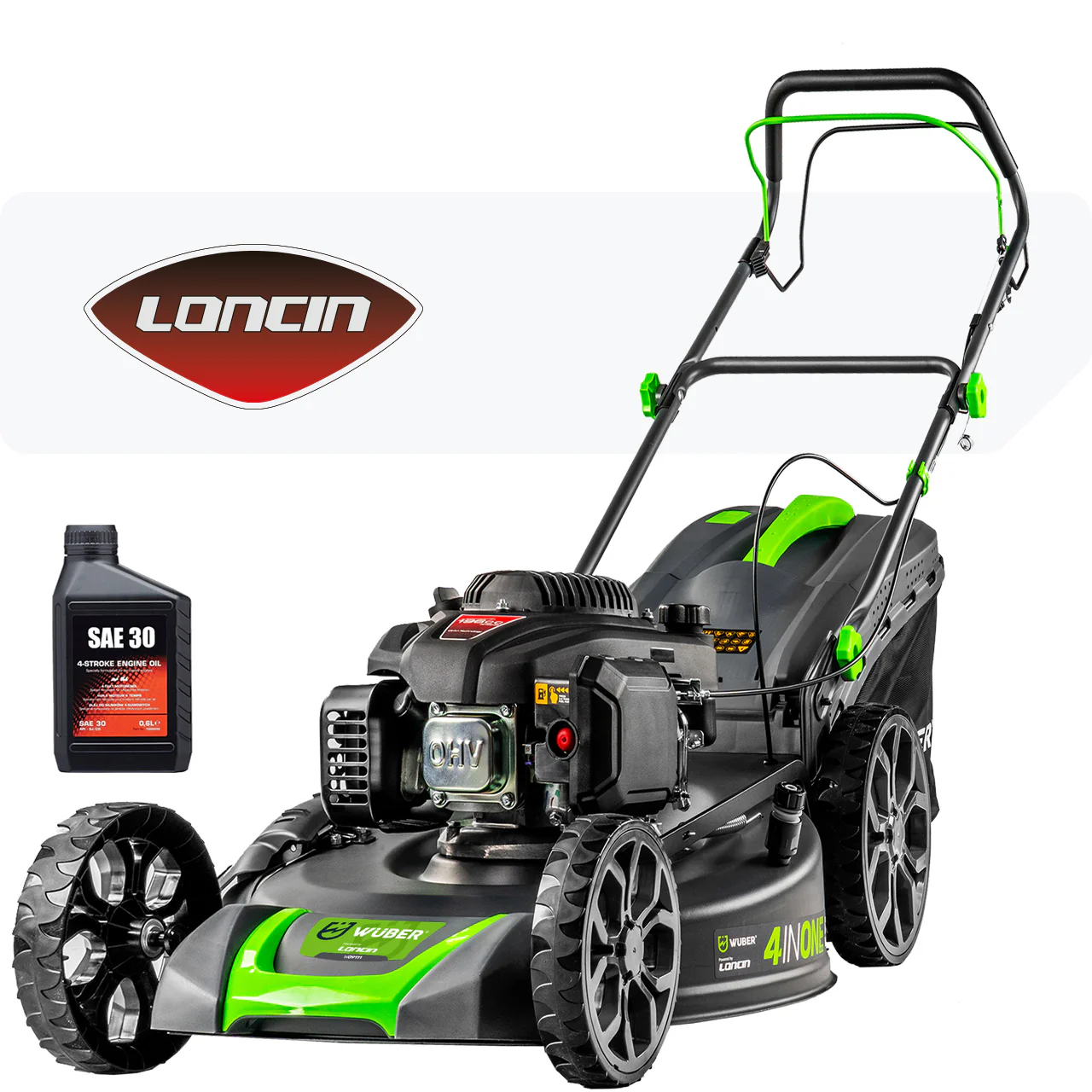 Kosiarka spalinowa 4 KM Loncin 46 cm z napędem 166 cm³ WUBER