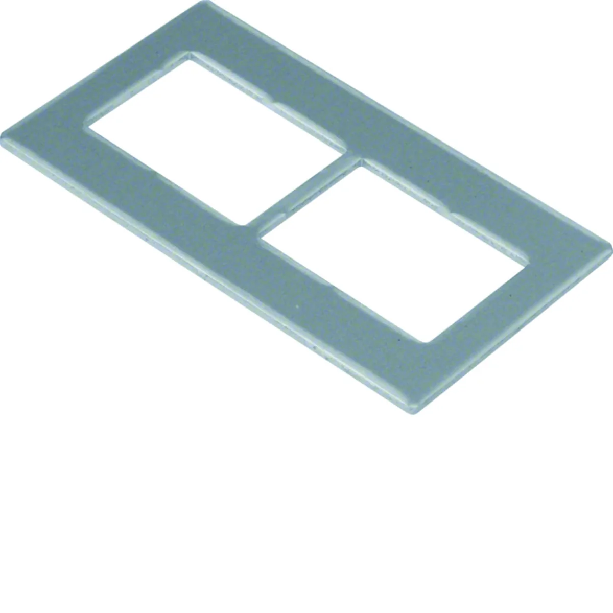 TEHALIT.GB-EG Płytka montażowa GTVD2/300 2xRJ45 20,4×27,7 aluminium GTVDM022